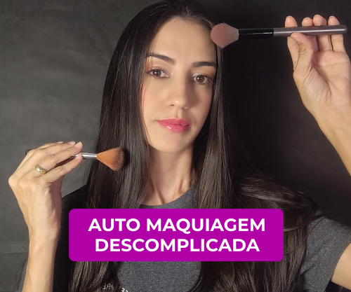 Capa do curso de auto maquiagem da Denilza